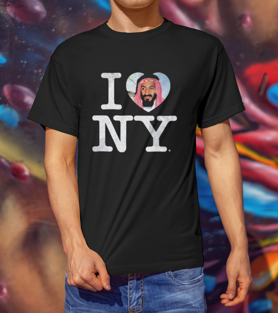 I Love NY With Saudi Arabia Twist Image T-Shirt