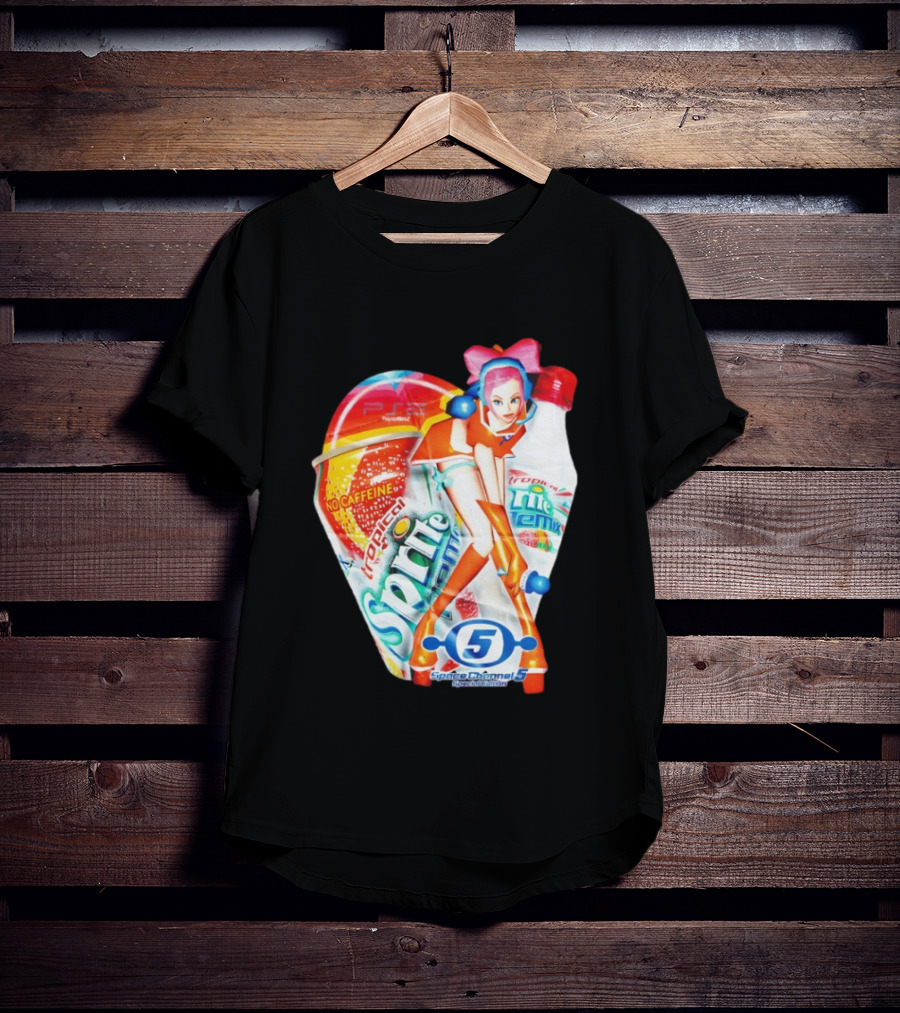 Tropical Sprite Remix No Caffeine Space Channel 5 Special Edition T-Shirt