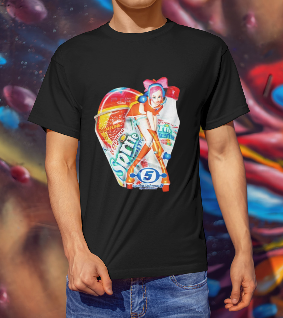 Tropical Sprite Remix No Caffeine Space Channel 5 Special Edition T-Shirt