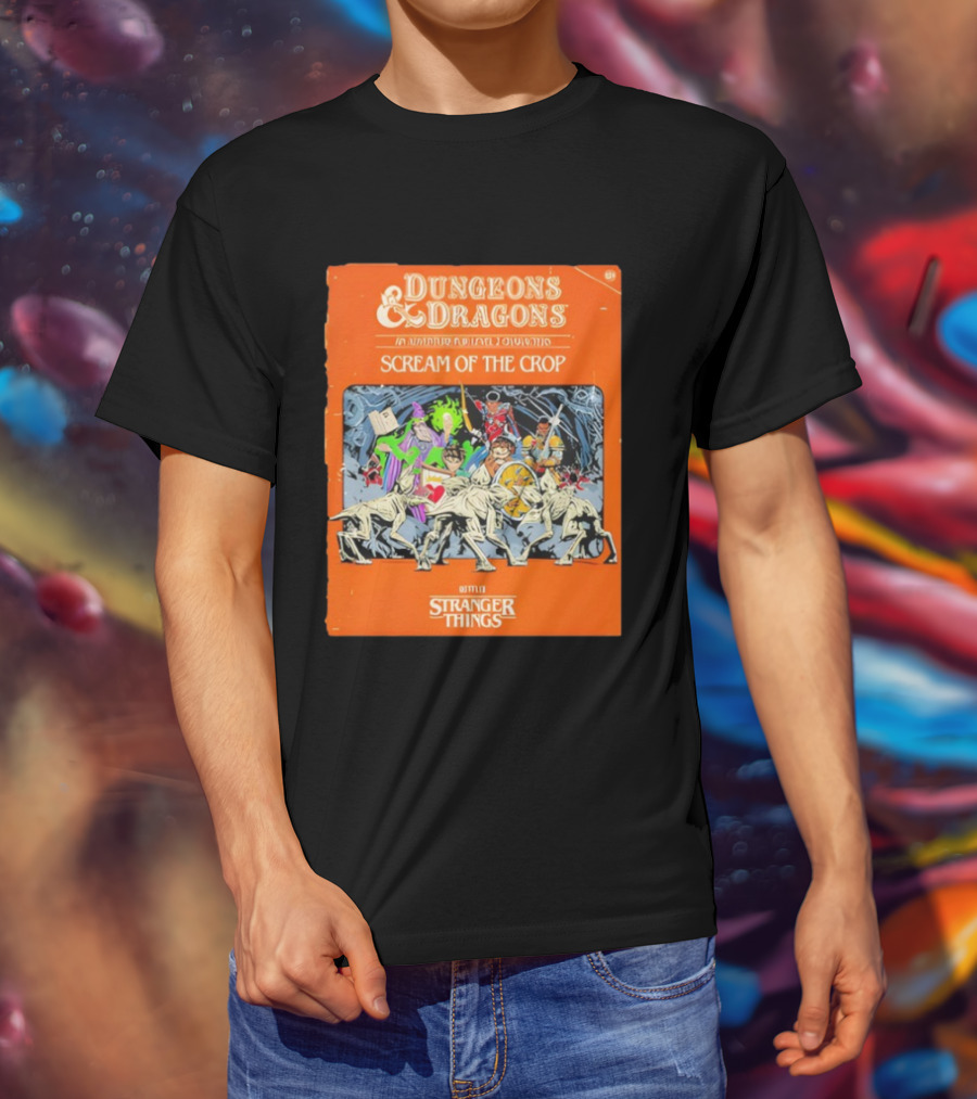 Dungeons And Dragons Scream Of The Crop Stranger Things T-Shirt