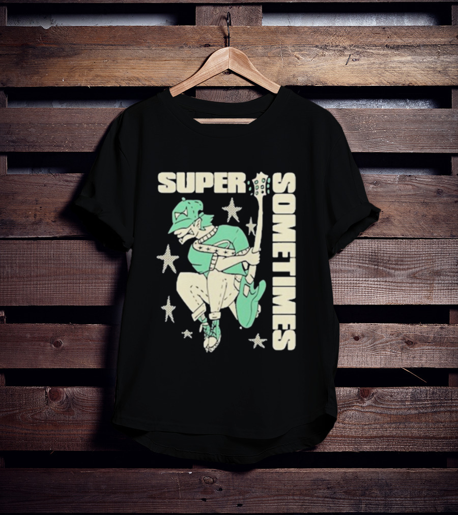 Super Sometimes Jumpman Guitar Star Icon T-Shirt