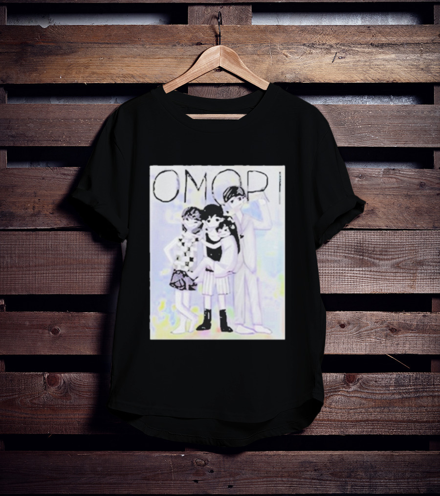 OMORI Game Characters Group Illustration T-Shirt