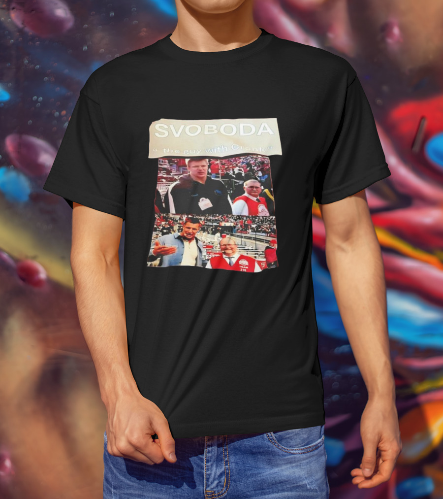 SVOBODA "the Guy With Gronk" Sports Fan Encounter Moments T-Shirt