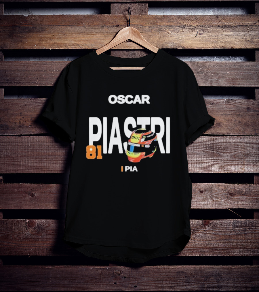 Oscar Piastri PIA81 Racing Helmet Icon PIA 81 T-Shirt