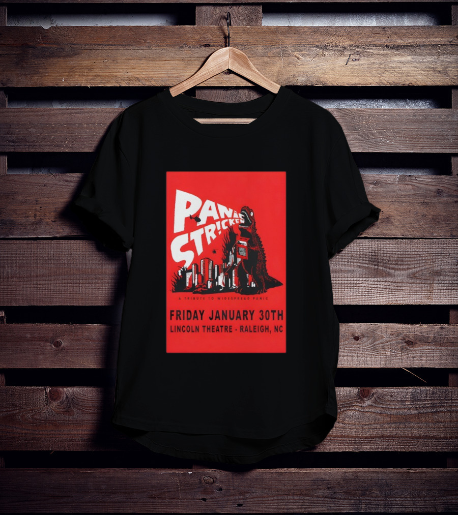 Panic Stricken A Tribute To Widespread Panic Lincoln Theatre Raleigh NC January 30 2026 T-Shirt