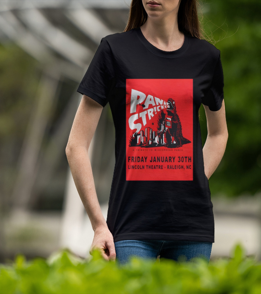 Panic Stricken A Tribute To Widespread Panic Lincoln Theatre Raleigh NC January 30 2026 T-Shirt