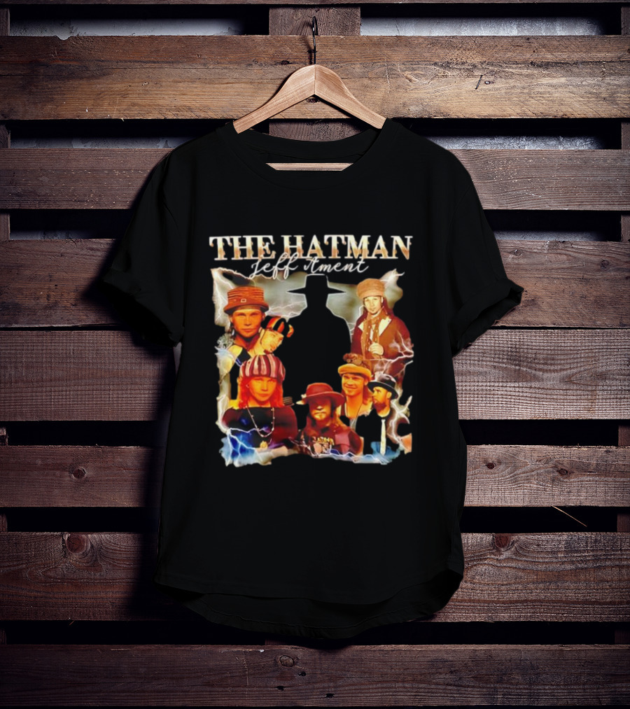 The Hatman Jeff Ament Lightning Collage T-Shirt