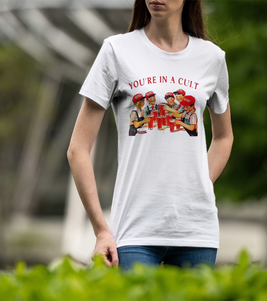 You're In A Cult Make America Cult Again Vintage Theme T-Shirt
