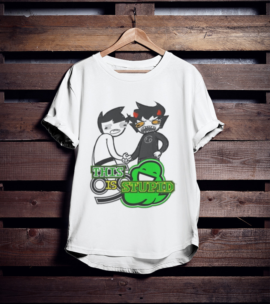 Strife Project This Is Stupid Homestuck New Age Of Assholes Gamzee Makara Iconic Troll Characters T-Shirt