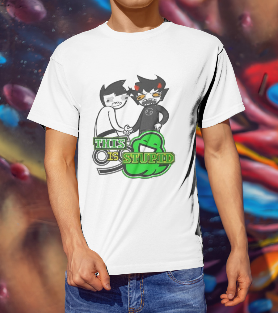 Strife Project This Is Stupid Homestuck New Age Of Assholes Gamzee Makara Iconic Troll Characters T-Shirt