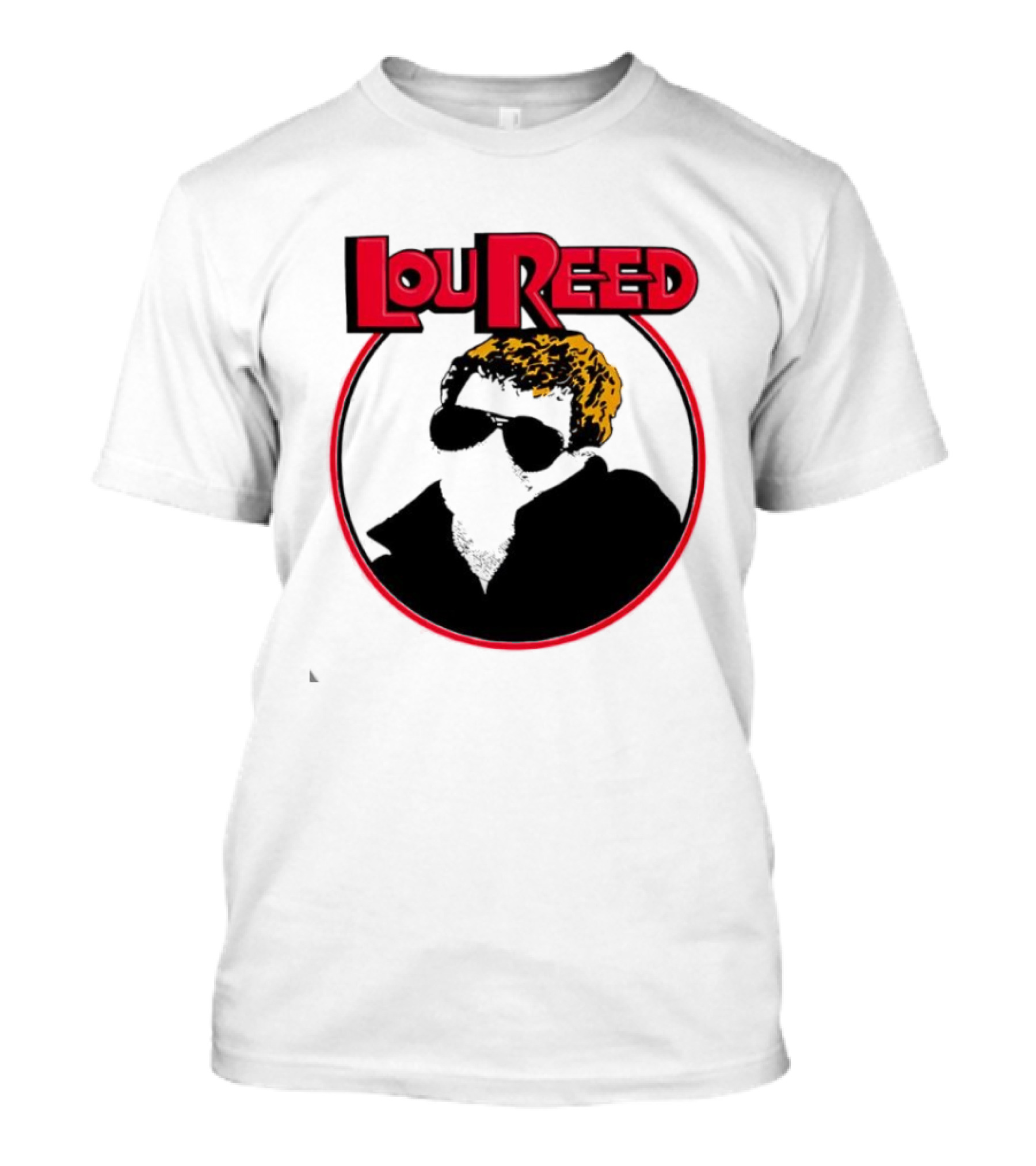 Lou Reed Sally Can’t Dance Circle Portrait T-Shirt