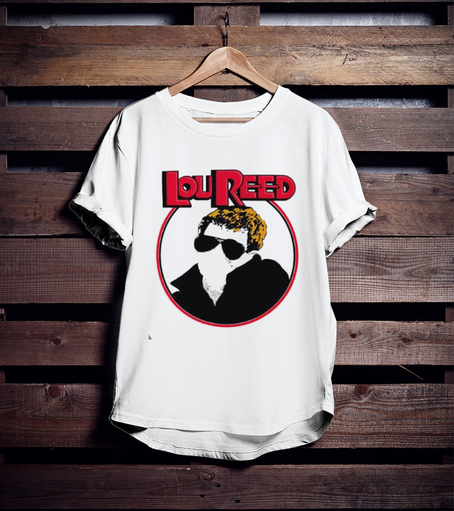 Lou Reed Sally Can’t Dance Circle Portrait T-Shirt