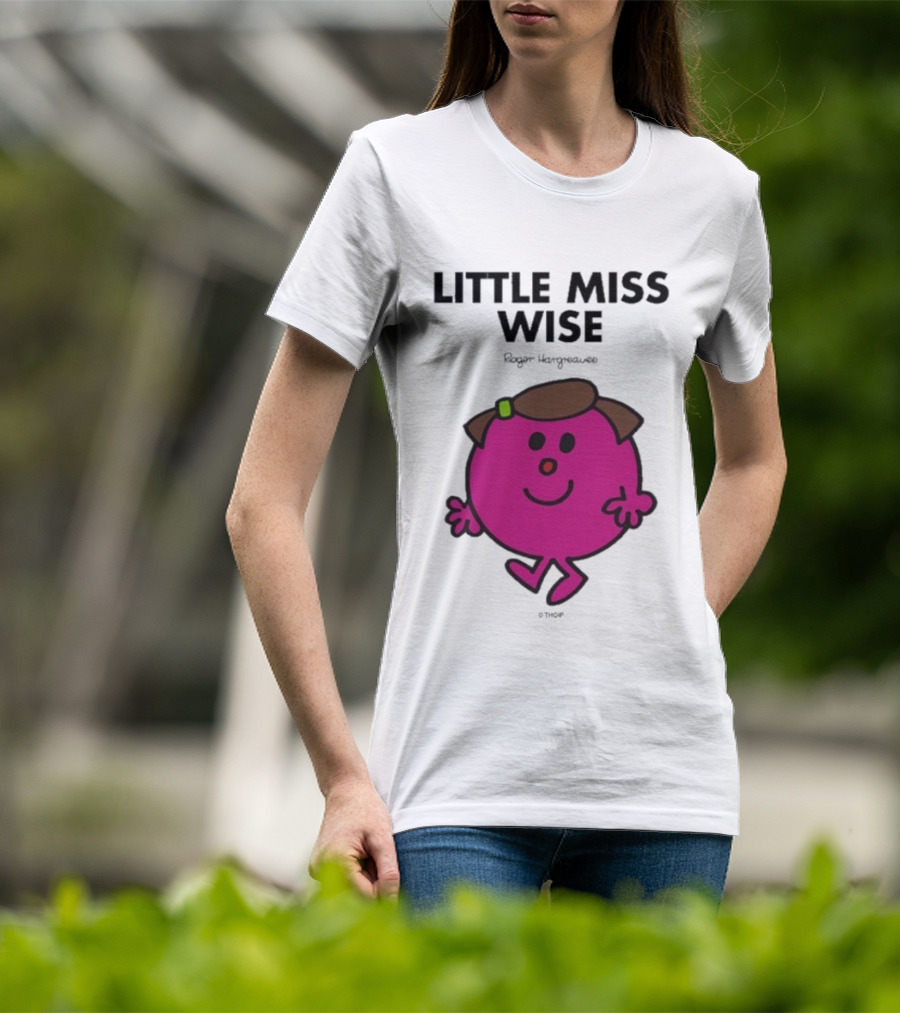 Mr. Men Little Miss Wise Roger Hargreaves Character T-Shirt
