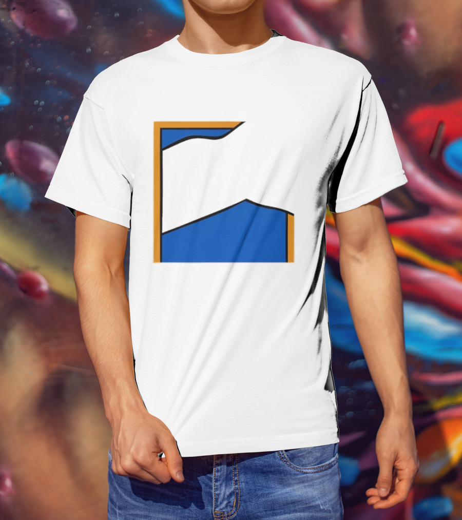 Thechemicalbrothers Kipping Like A Stone Retro Blue Orange Modern Art Style T-Shirt