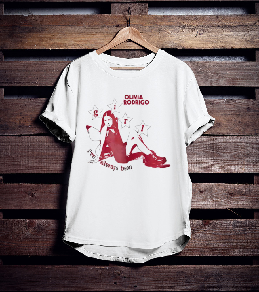 Olivia Rodrigo Girl I've Always Been Starry Illustration T-Shirt