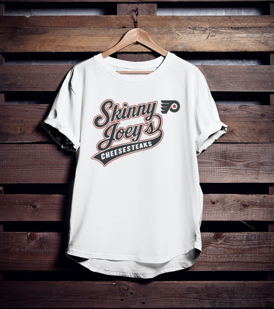 Philadelphia Flyers Skinny Joey’s Cheesesteaks Collaboration T-Shirt