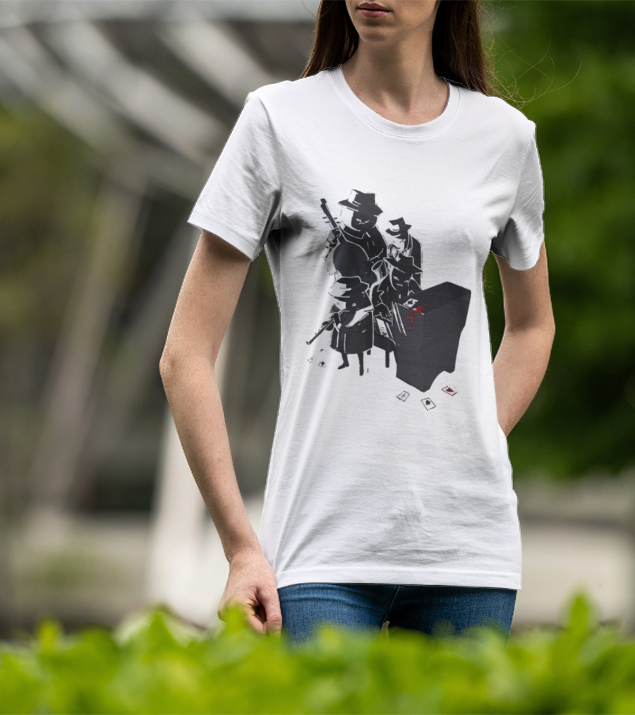 Project Soundpage Midnight Music Jazz Band Noir Aesthetic T-Shirt