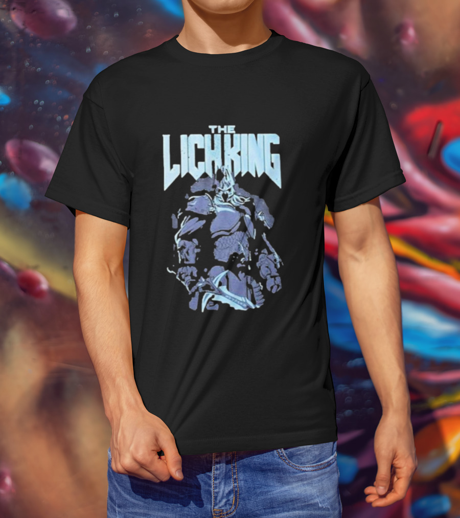 The Lich King Blizzard Iconic Character Armor T-Shirt