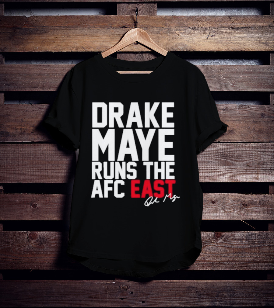 Drake Maye Runs The AFC East T-Shirt