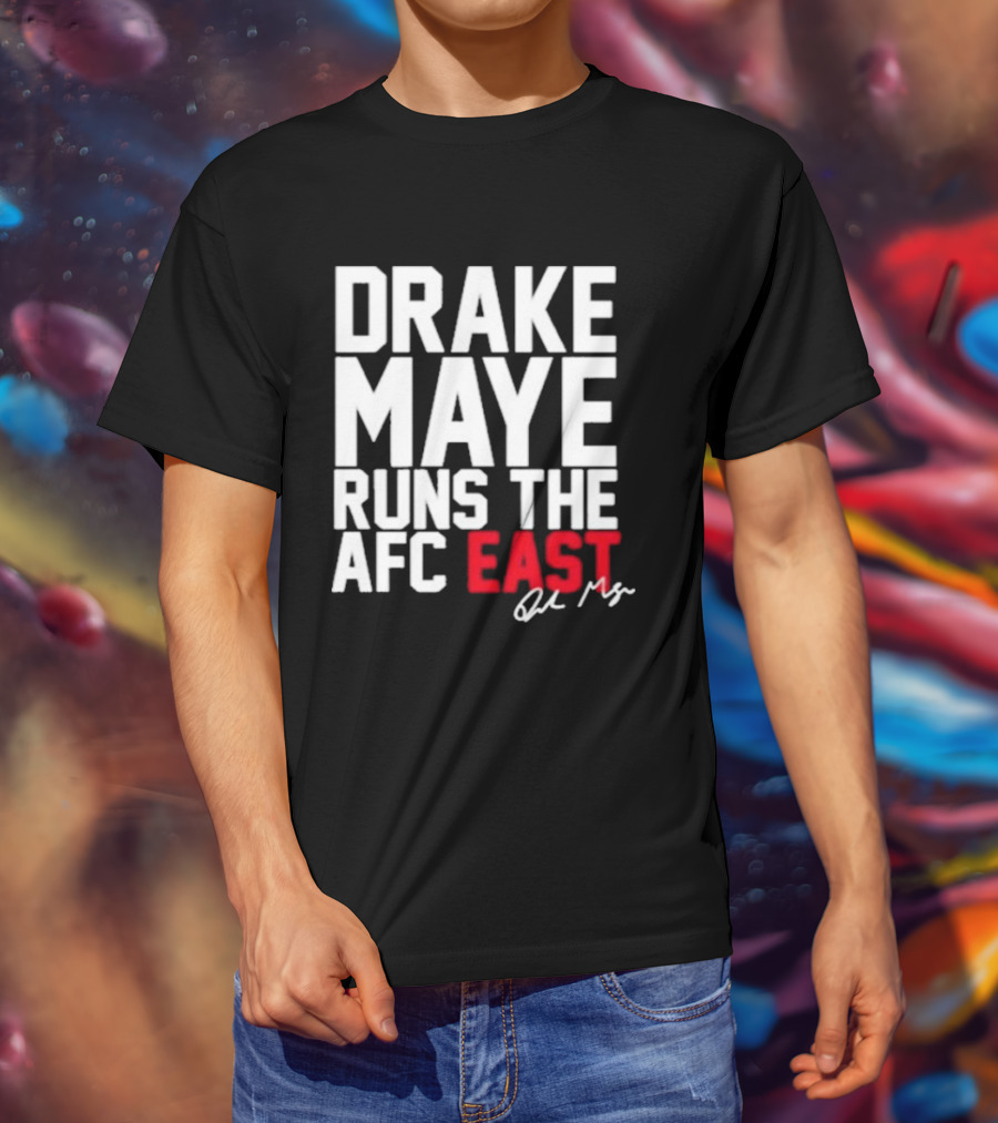 Drake Maye Runs The AFC East T-Shirt