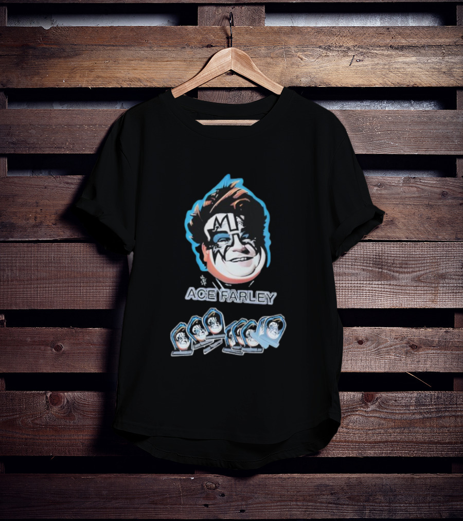 Fat Ace Farley Kiss Funny Legend T-Shirt