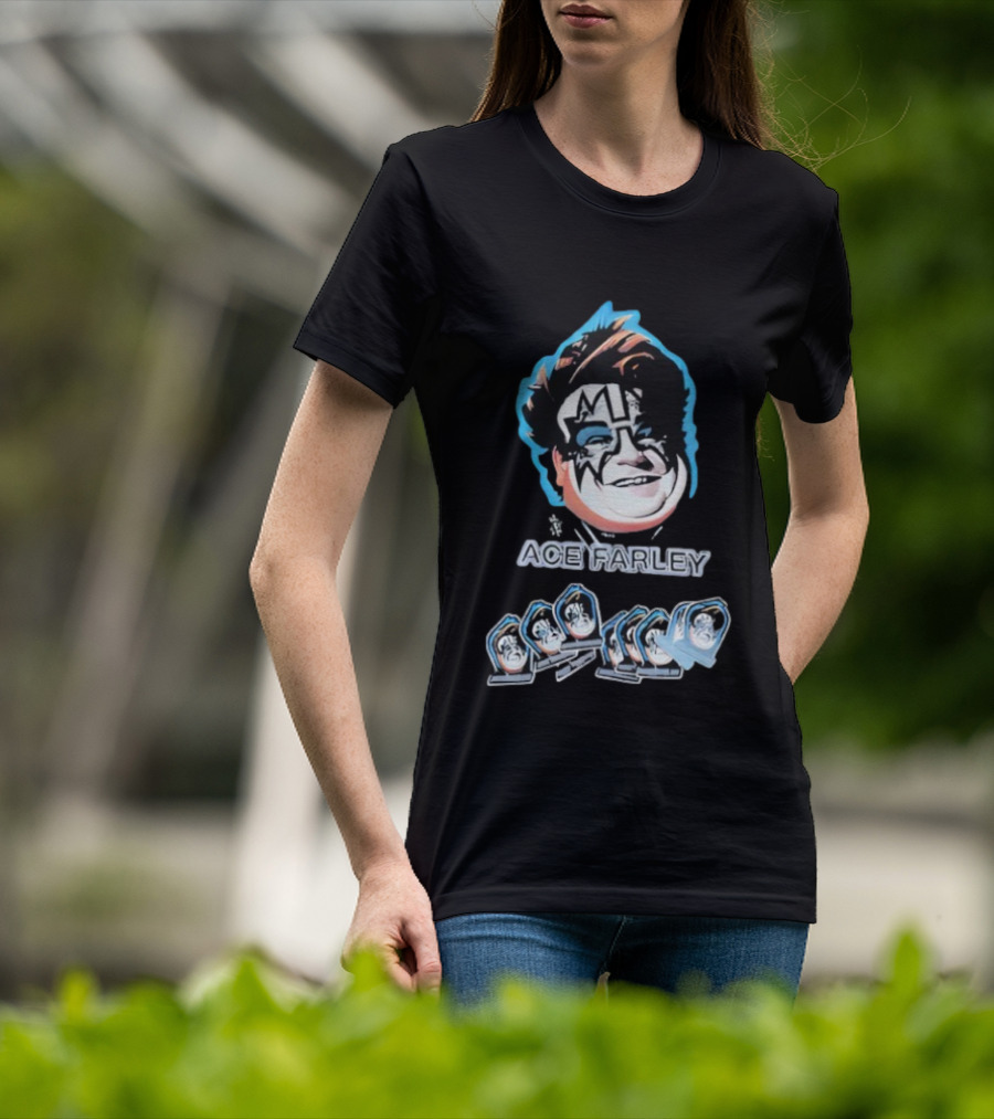 Fat Ace Farley Kiss Funny Legend T-Shirt