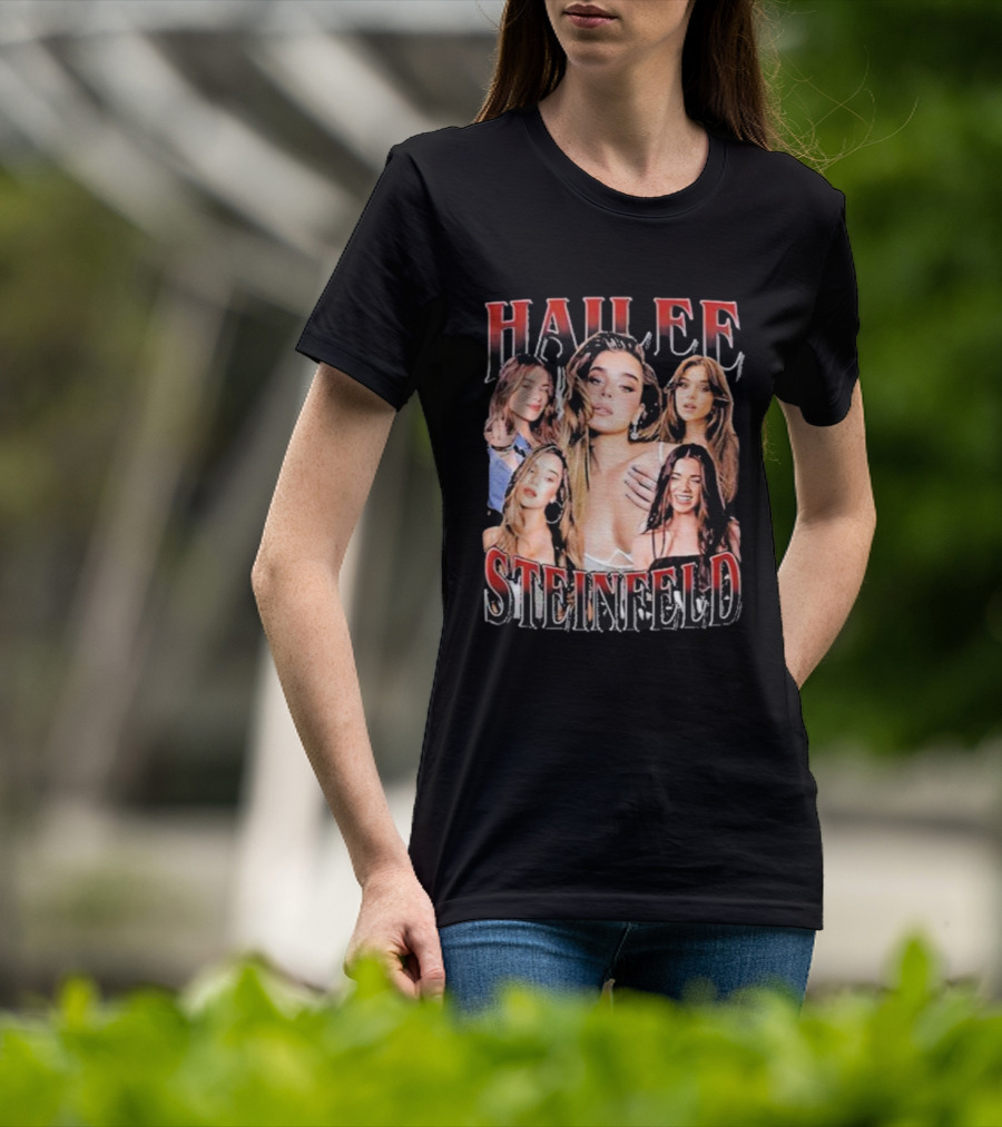 Hailee Steinfeld Pop Star Vintage Collage Retro Style Fashion T-Shirt