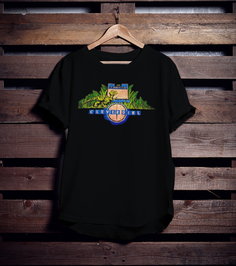 Jurassic Park Clever Girl Dinosaur Tropical Jungle Calendar Fan Favorite T-Shirt