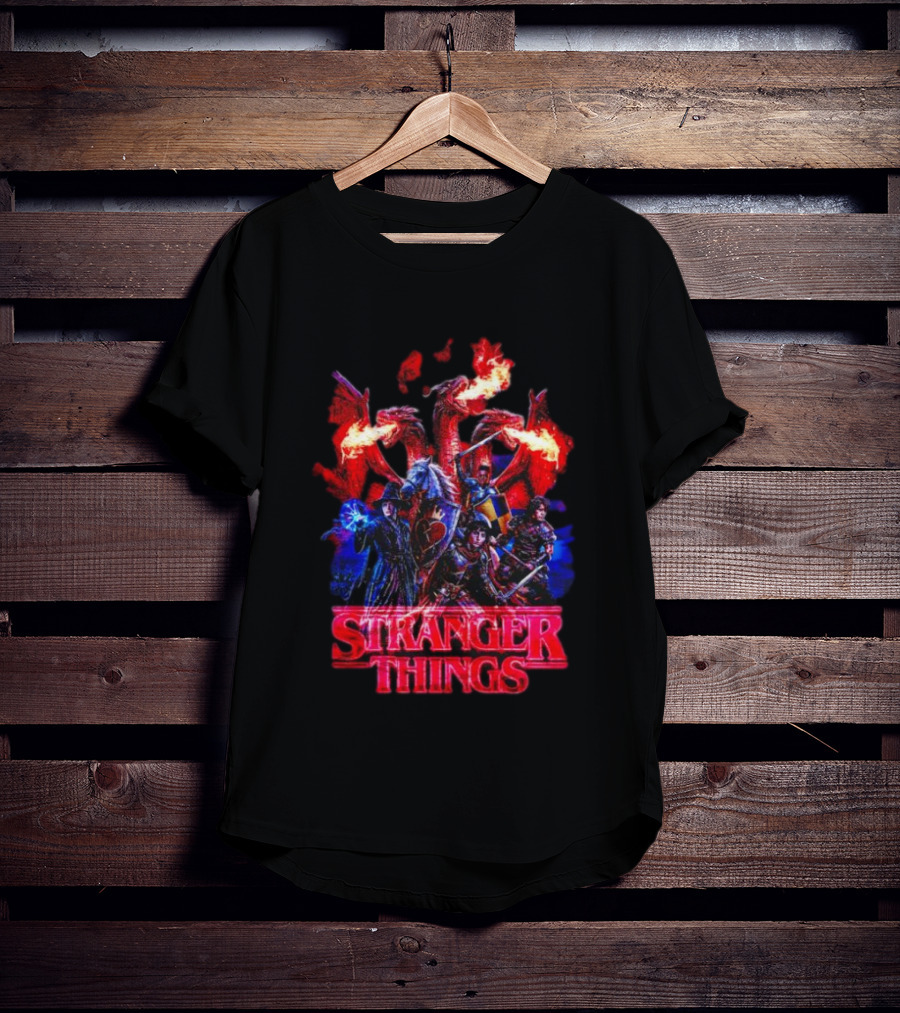 Stranger Things Dragon Fantasy Adventure T-Shirt