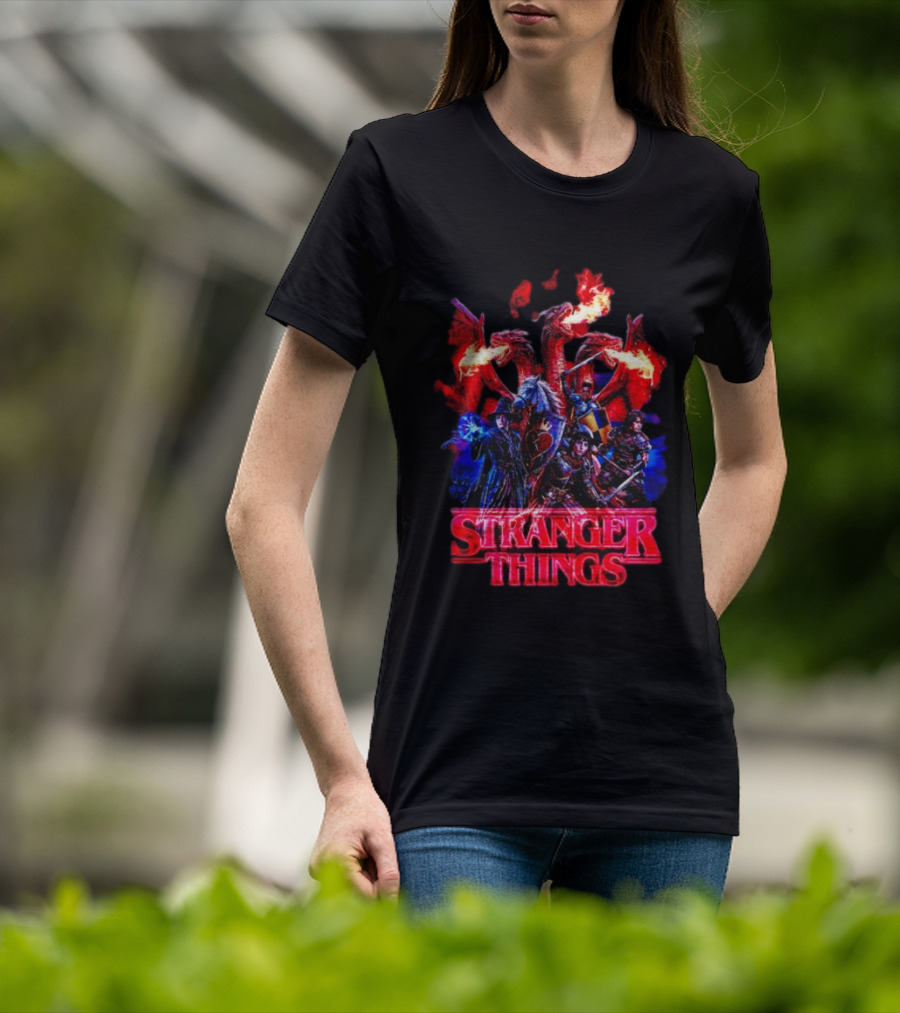Stranger Things Dragon Fantasy Adventure T-Shirt