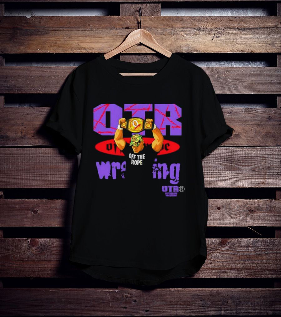 OTR Off The Ropes Wrestling Championship Belt Victory T-Shirt