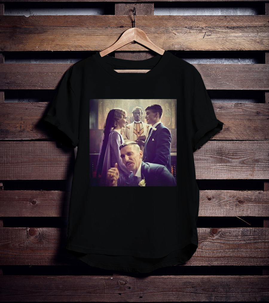 Tommy Shelby Grace Burgess Wedding Scene Peaky Blinders TV Series T-Shirt