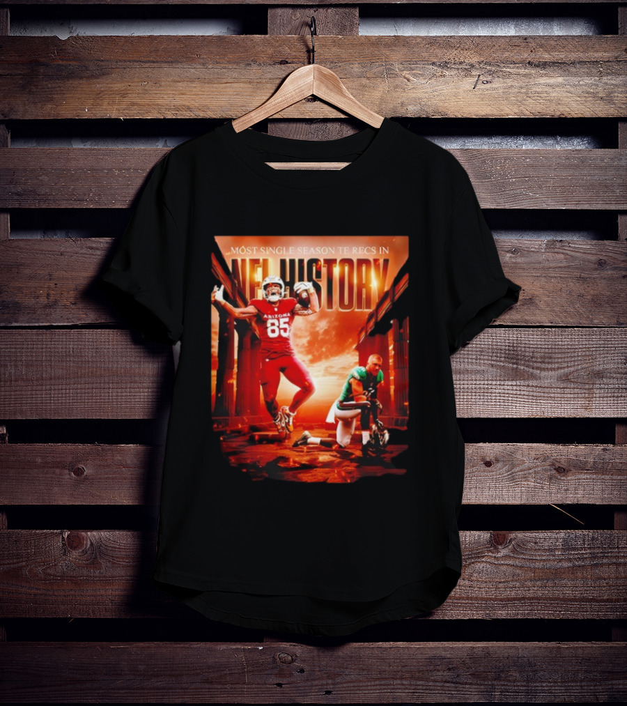 Trey McBride Arizona 85 Most Single Season TE Recs In NFL History T-Shirt