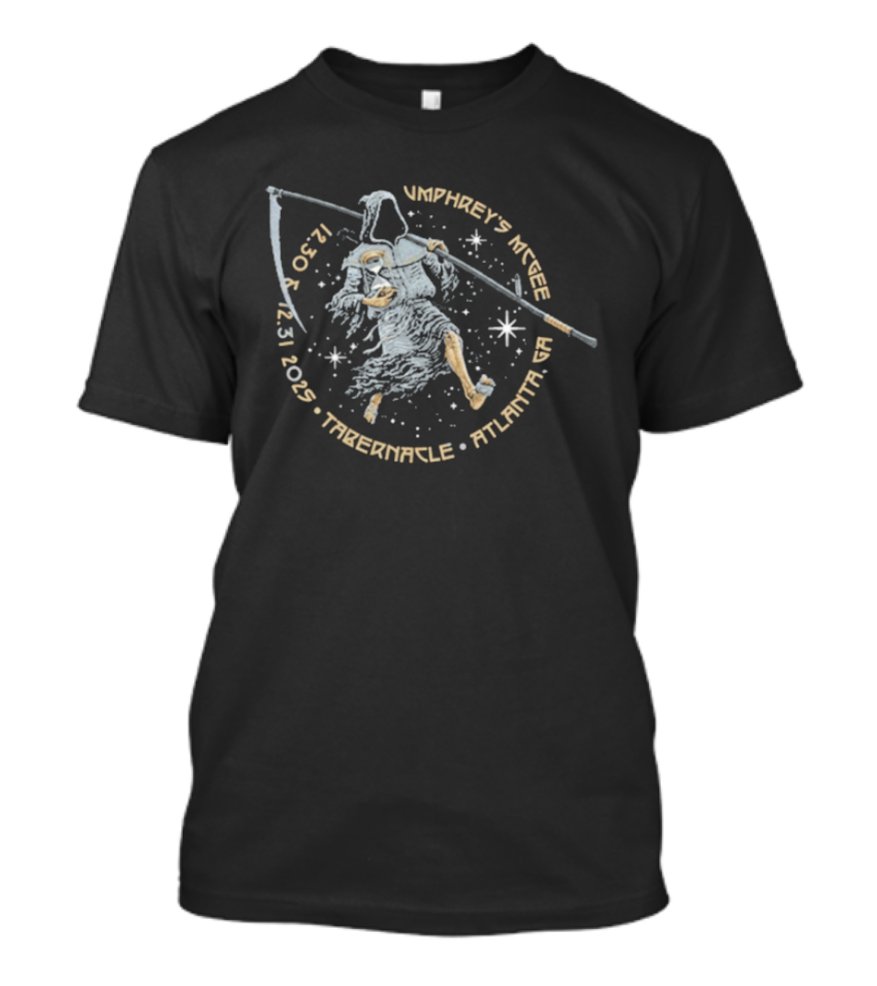 Umphrey's McGee Atlanta Tabernacle Grim Reaper Tour 12.30 31.2025 T-Shirt