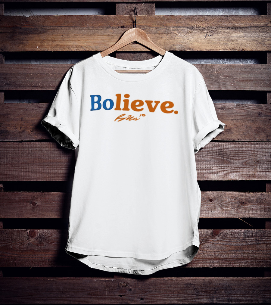 Denver Broncos Bolieve Signature Orange Blue T-Shirt