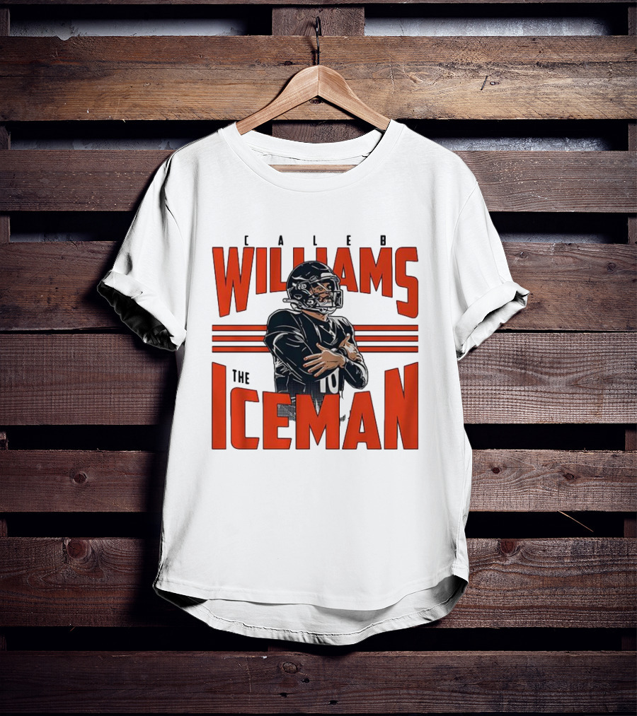 Caleb Williams The Iceman Celebration Number 10 Football Sportswear T-Shirt