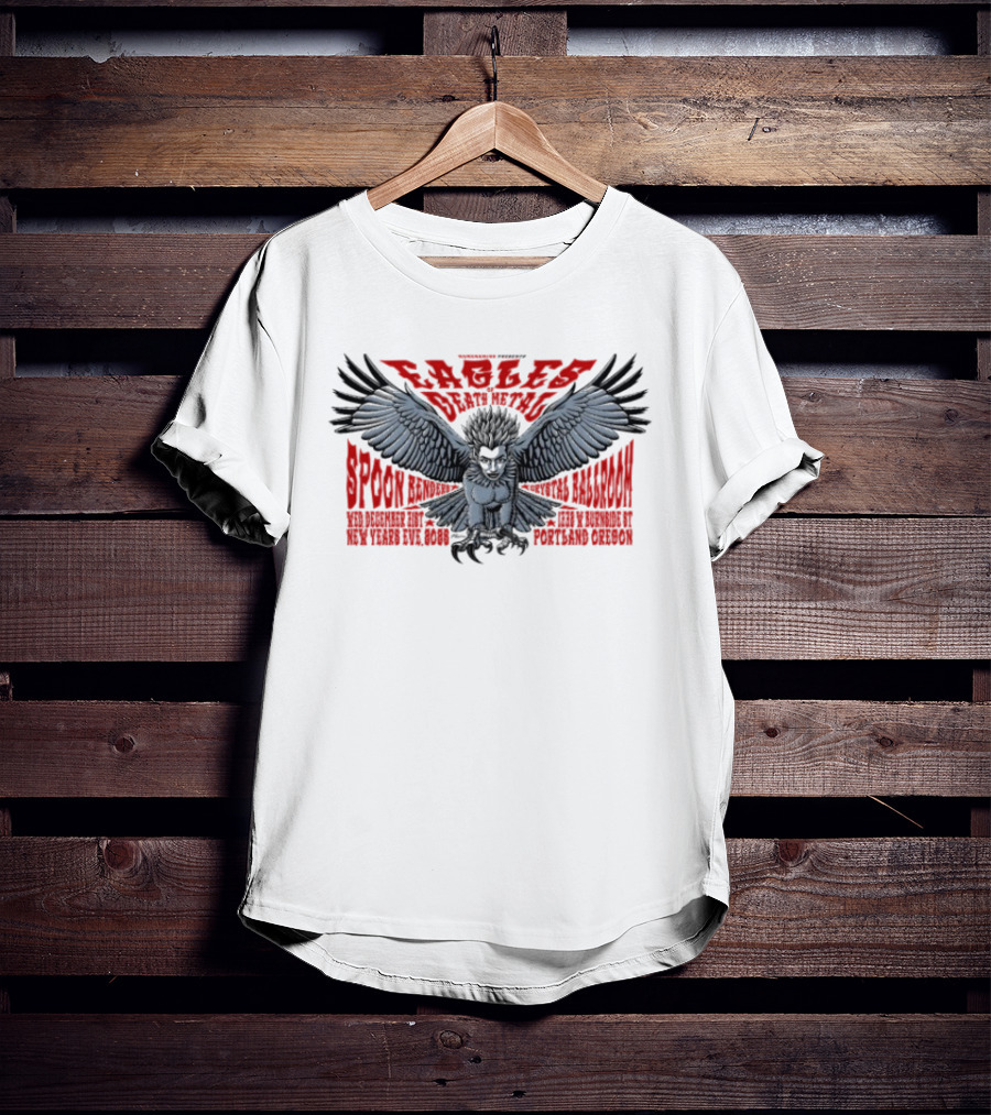 Eagles Of Death Metal Tour Dec 31 2025 McMenamins Crystal Ballroom Portland T-Shirt