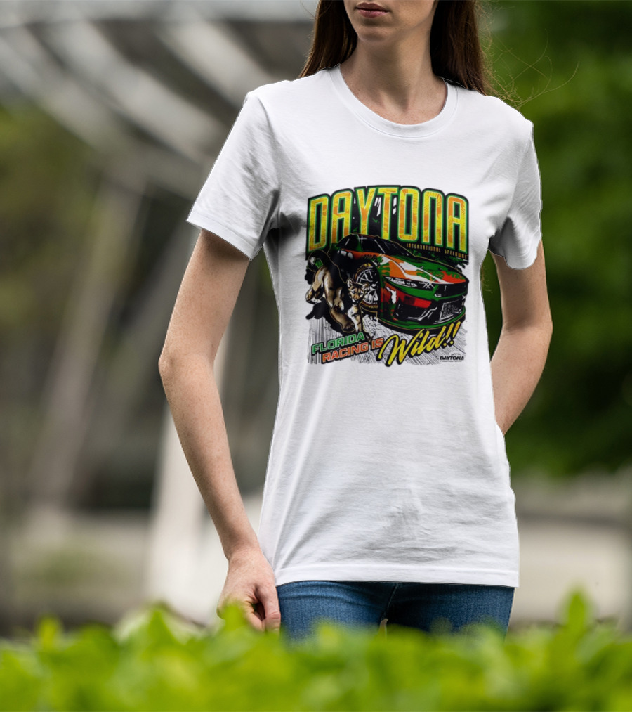 Daytona International Speedway Florida Racing Is Wild Daytona 500 Regional Franklin T-Shirt