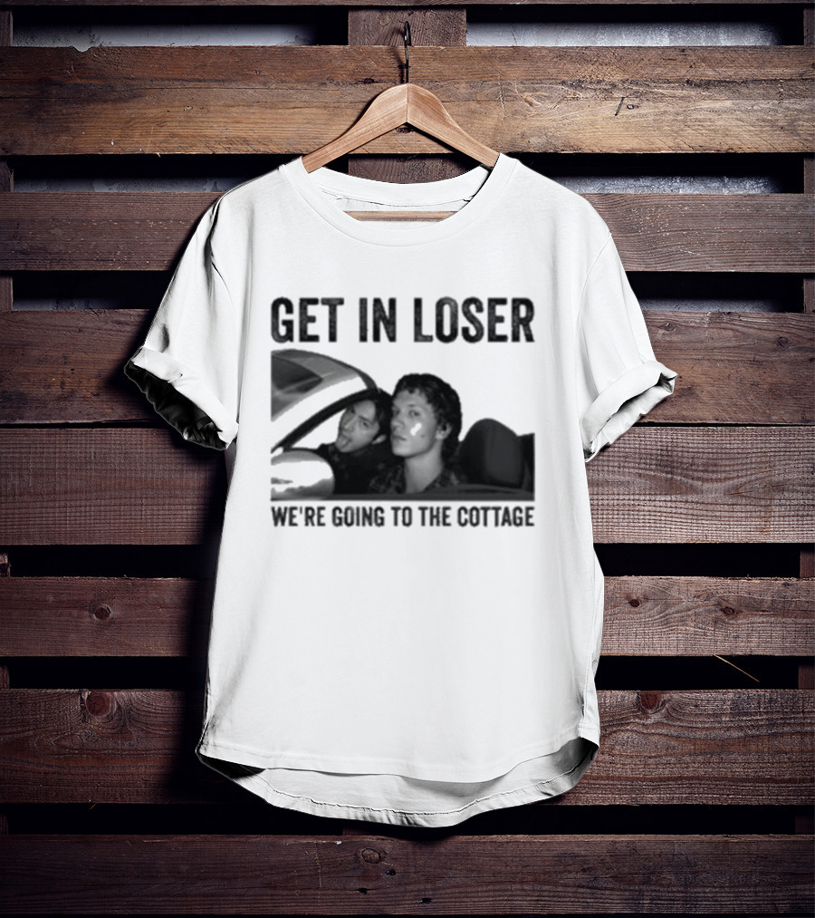 Get In Loser We're Going To The Cottage Drive Car Heated Rivalry T-Shirt