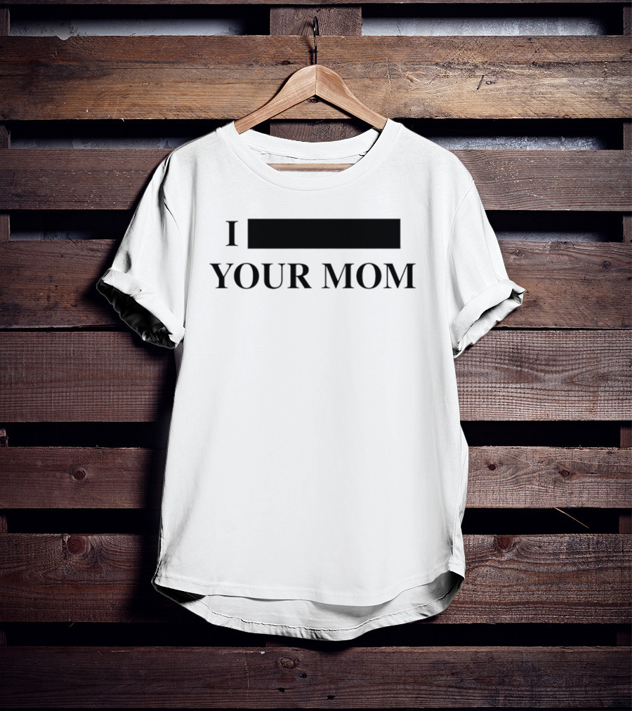 I Blackout Your Mom Hidden Word Playful Text Drinking Humor T-Shirt
