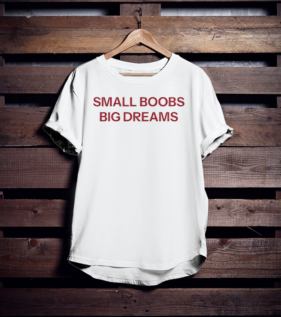 Small Boobs Big Dreams T-Shirt