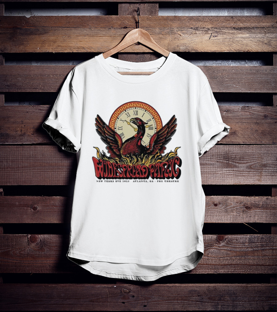 Widespread Panic New Years Eve 2025 Atlanta Ga Fox Theatre And Phoenix T-Shirt