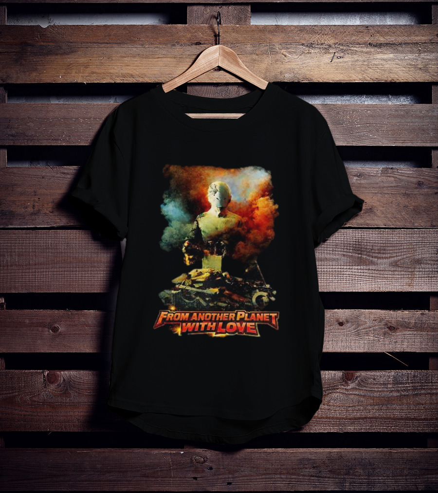 From Another Planet With Love Sci Fi Robot T-Shirt