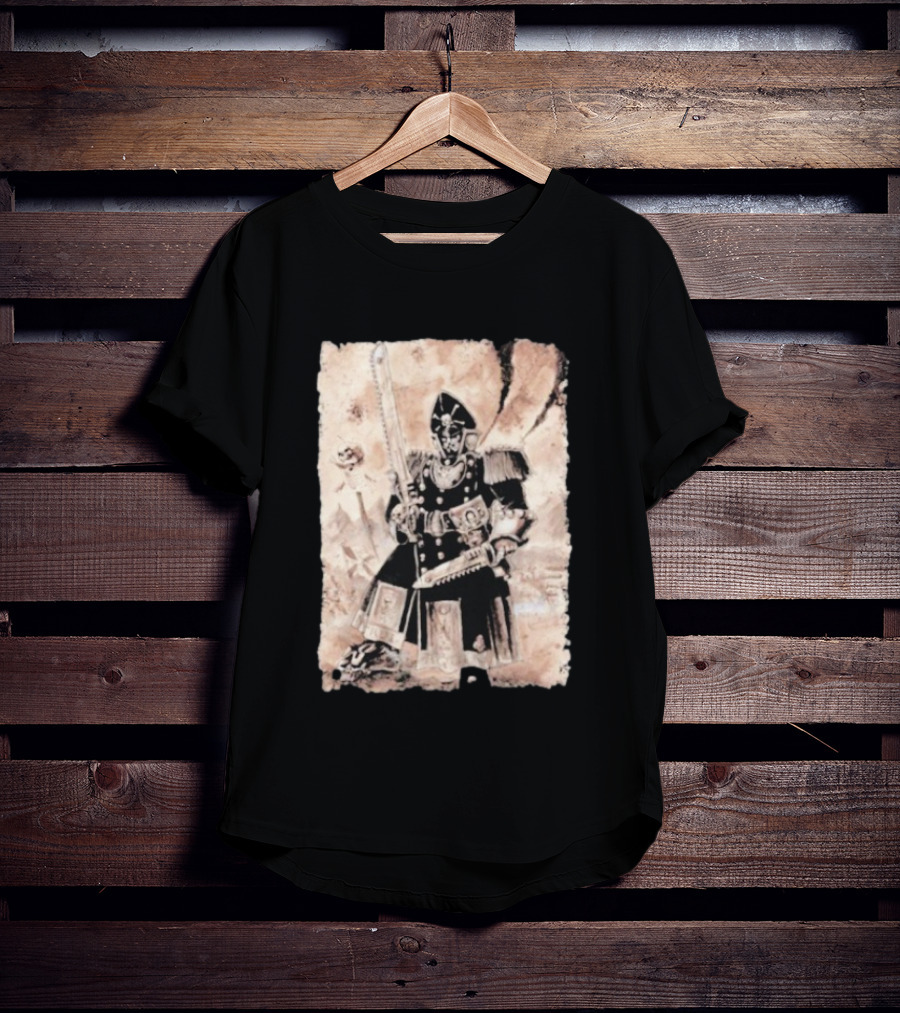 Grimdark Commissar Warhammer 40k Chainsword Artillery T-Shirt