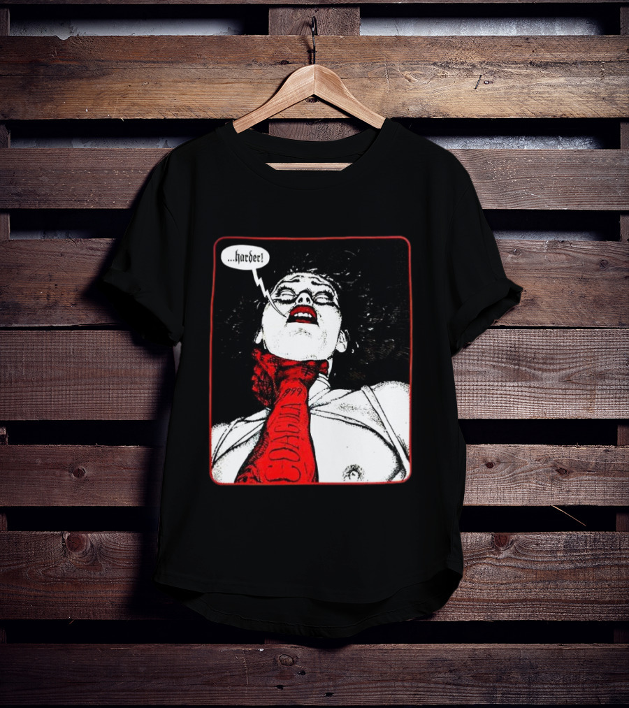 Punzadas De Fantasmas Mujer Con Corbata Rojo Cora 1999 Harder T-Shirt