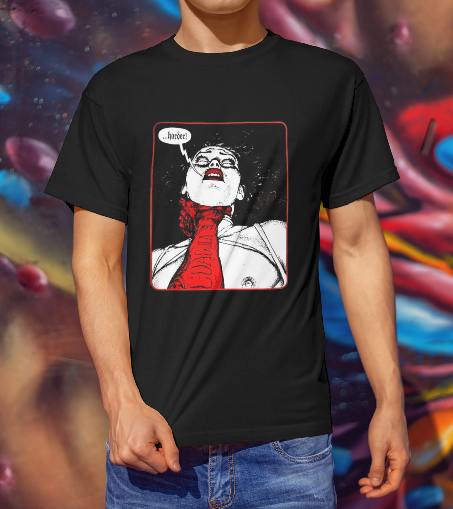 Punzadas De Fantasmas Mujer Con Corbata Rojo Cora 1999 Harder T-Shirt