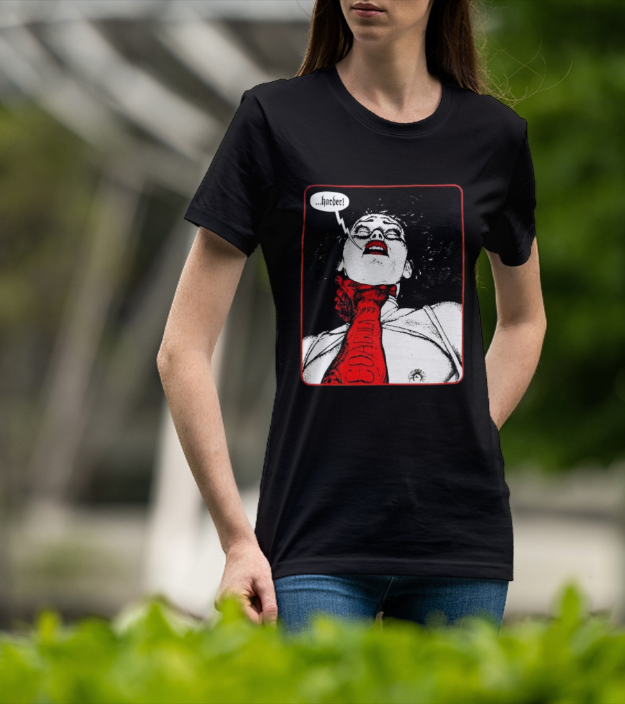 Punzadas De Fantasmas Mujer Con Corbata Rojo Cora 1999 Harder T-Shirt