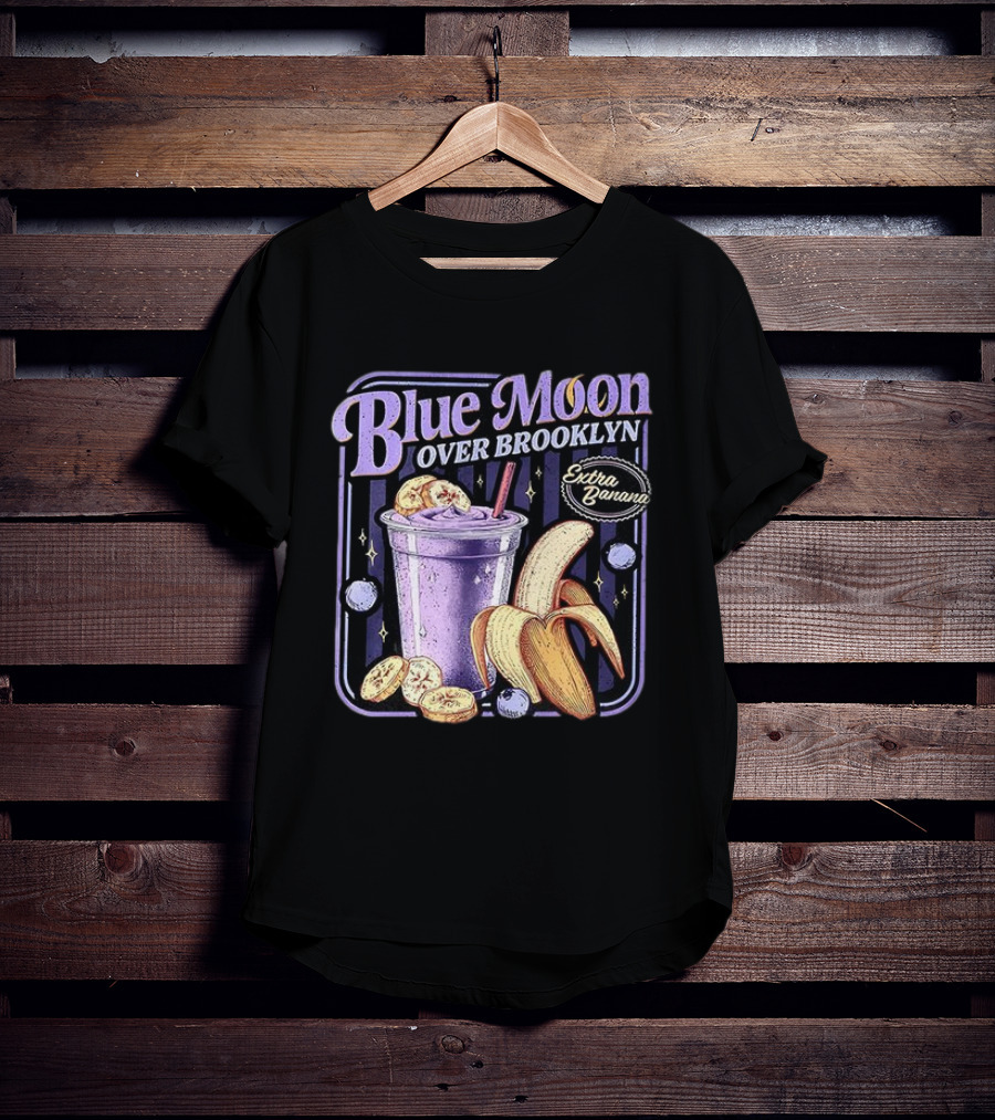 Scott And Kip Blue Moon Over Brooklyn Extra Banana Smoothie T-Shirt