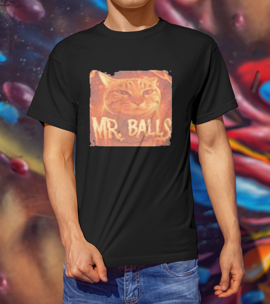 Mr Balls Cat T-Shirt