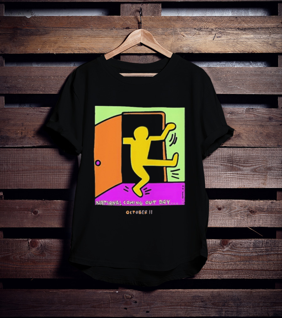 National Coming Out Day October 11 Keith Haring T-Shirt